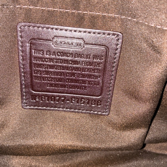 Coach Lurex Signature C X-Large Diaper Tote - Picture 12 of 14